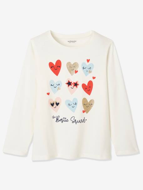 Lot de 2 pyjamas coeurs ivoire 2 - vertbaudet enfant 