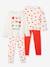 Lot de 2 pyjamas fille coeurs ivoire 1 - vertbaudet enfant 