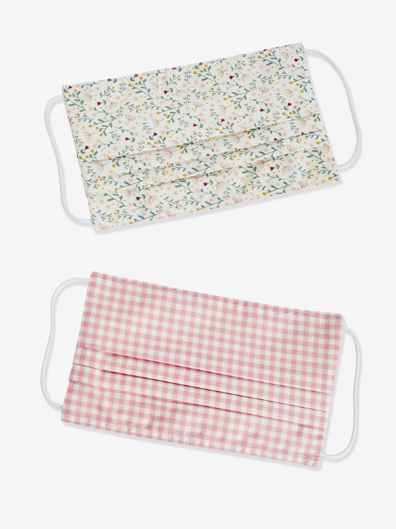 Cartable Maternelle Fille Vertbaudet - Motif Mix Fleurs Et Velours - Rose Poudré - Léger Et Pratique
