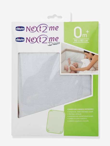 Protège-matelas pour berceau évolutif Next2Me Forever Blanc 2 - vertbaudet enfant 