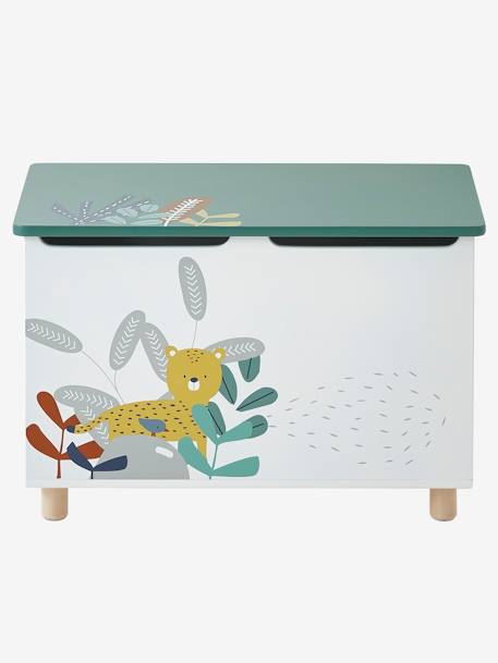 Coffre à jouets Jungle Paradise BLANC / VERT 7 - vertbaudet enfant 