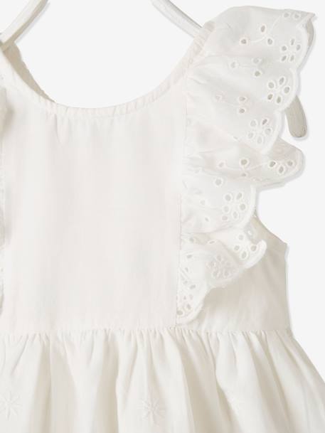Ensemble cérémonie bébé robe, bloomer et bandeau ivoire 6 - vertbaudet enfant 