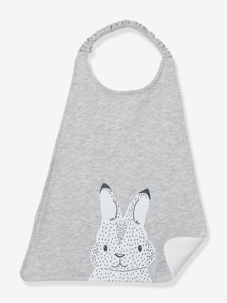 Grand bavoir Celeste+green forest+gris chiné+souris 8 - vertbaudet enfant 