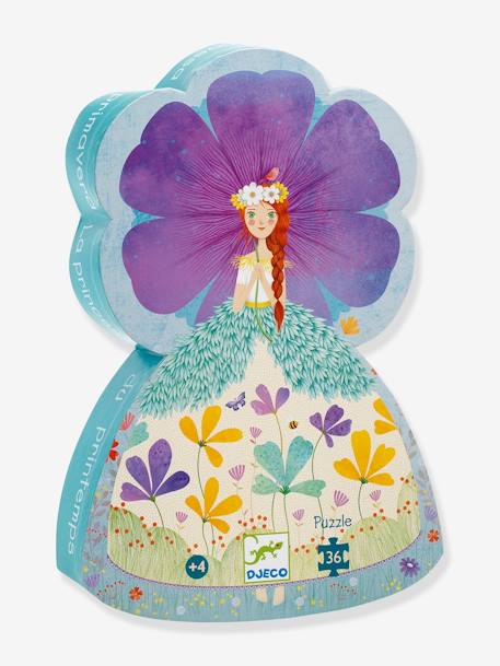 Puzzle La Princesse du printemps 36 pièces BLEU 1 - vertbaudet enfant 