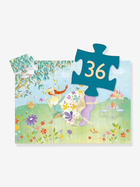 Puzzle La Princesse du printemps 36 pièces BLEU 3 - vertbaudet enfant 