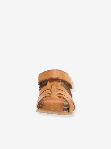 Sandales bébé Falcotto 1ers pas bleu azur+camel 12 - vertbaudet enfant 