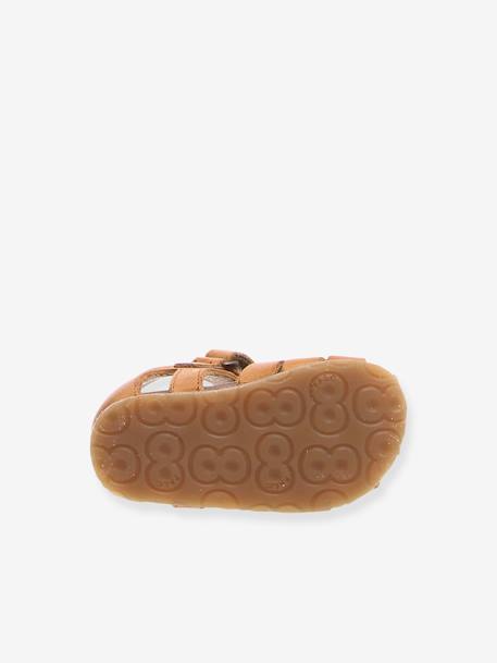 Sandales bébé Falcotto 1ers pas bleu azur+camel 11 - vertbaudet enfant 