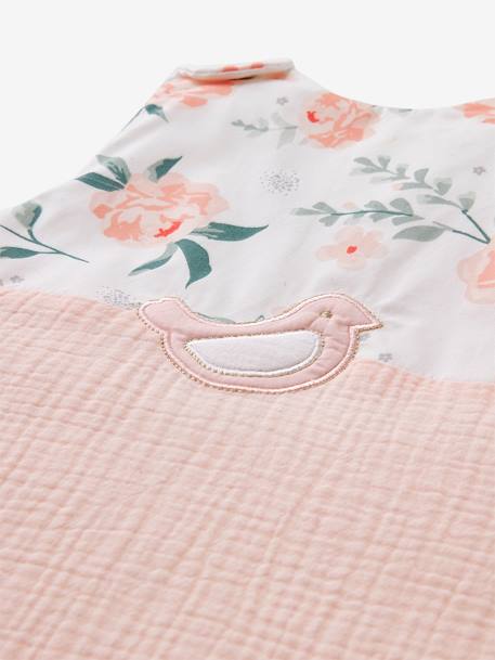 Gigoteuse bi-matière EAU DE ROSE rose 4 - vertbaudet enfant 