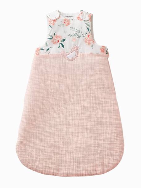 Gigoteuse bi-matière EAU DE ROSE rose 3 - vertbaudet enfant 