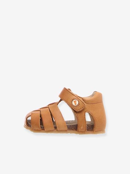 Sandales bébé Falcotto 1ers pas bleu azur+camel 8 - vertbaudet enfant 