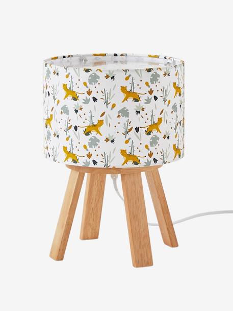 Lampe de chevet bois HANOÏ BLANC 1 - vertbaudet enfant 