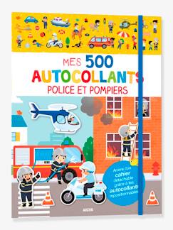 Cahier d'activités Mes premiers autocollants - Mes 500 autocollants police et pompiers AUZOU  - vertbaudet enfant