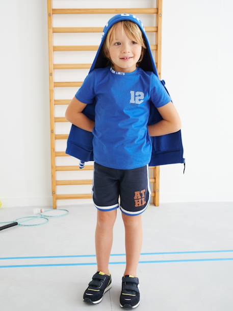 T-shirt de sport avec numéro garçon bleu électrique 5 - vertbaudet enfant 
