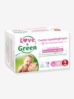 Puériculture-Couches hypoallergéniques T4 x 46 LOVE & GREEN