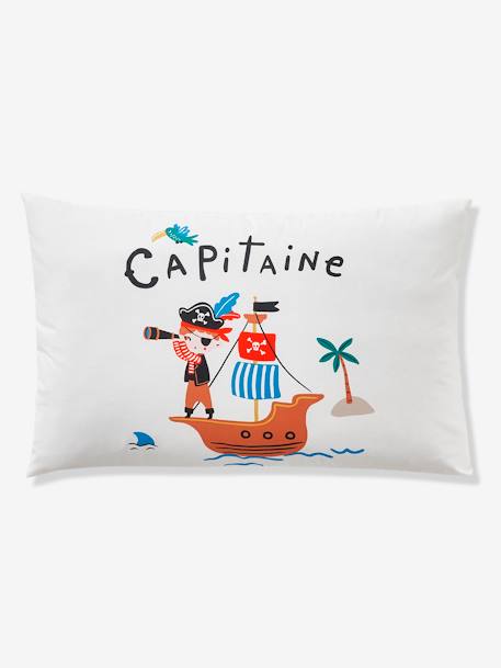 Parure housse de couette enfant et taie d'oreiller P COMME PIRATE écru / bleu 4 - vertbaudet enfant 