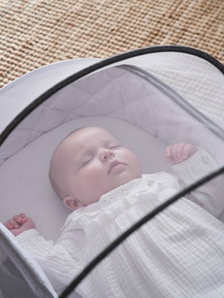Couffin de voyage pliant gris chiné 2 - vertbaudet enfant 