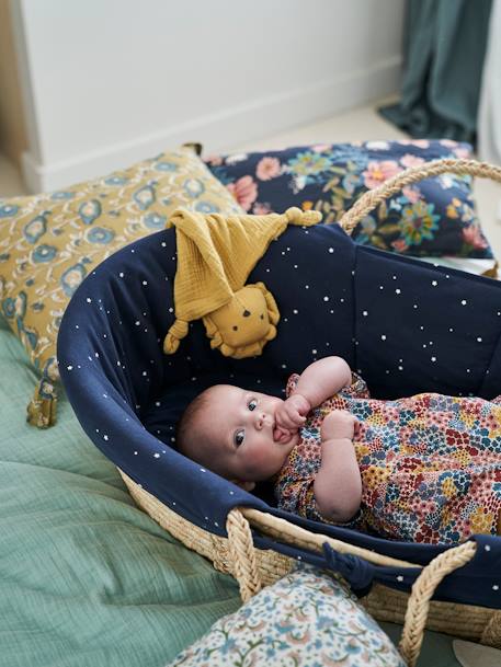 Housse pour couffin marine+Teddy 4 - vertbaudet enfant 