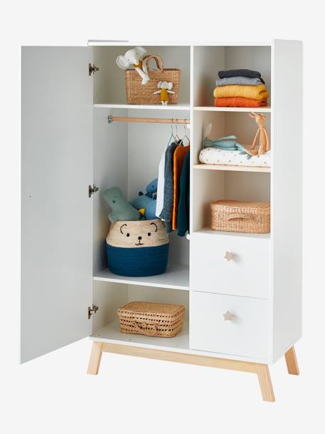 Armoire GRANDE OURSE Blanc/bois 4 - vertbaudet enfant 