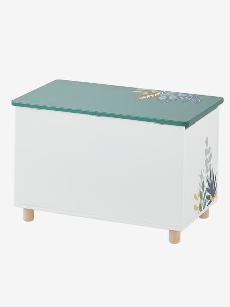 Coffre à jouets Jungle Paradise BLANC / VERT 5 - vertbaudet enfant 