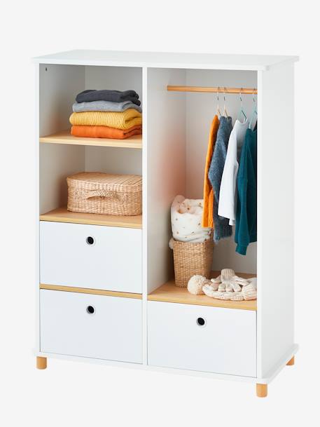 Petit dressing PTILOU Blanc/bois 4 - vertbaudet enfant 