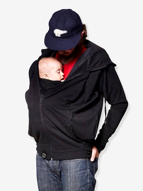 Le Sweat du parent LOVE RADIUS Gris chiné+NOIR 5 - vertbaudet enfant 