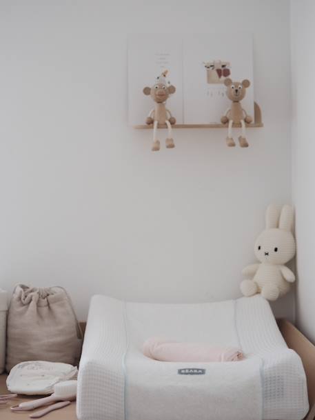 Drap-housse matelas à langer Sofalange LIGHT MIST+vert d'eau+vieux rose+WHITE 10 - vertbaudet enfant 
