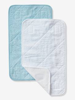 Lot de 2 serviettes de rechange essentiels pour matelas à langer  - vertbaudet enfant