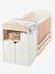 Lit bébé évolutif combiné 2 en 1 ECLIPSE BLANC / BOIS 5 - vertbaudet enfant 