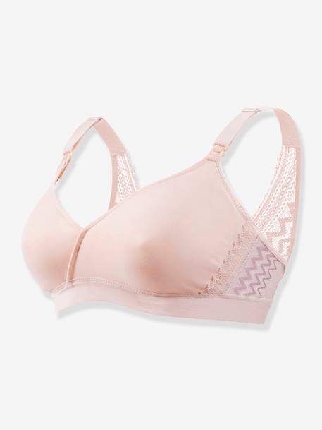 Soutien-gorge de grossesse et d'allaitement Serena CACHE C¼UR sans armatures Gris chiné/noir+NOIR+Rose pâle (Blush)+terracotta 9 - vertbaudet enfant 