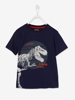 Garçon-T-shirt, polo, sous-pull-T-shirt motif dinosaure géant garçon