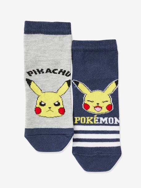 Lot de 2 paires de chaussettes Pokemon® GRAU+BLAU 1 - vertbaudet enfant 