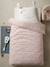 Parure housse de couette enfant et taie d'oreiller LAPIN ROMANTIQUE ivoire / rose 3 - vertbaudet enfant 