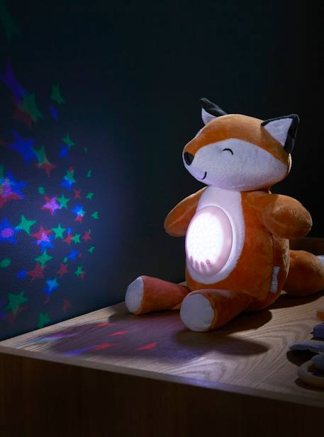 Veilleuse Peluche projecteur d'étoiles dinosaure+Lapin+Renard+Tigre 23 - vertbaudet enfant 