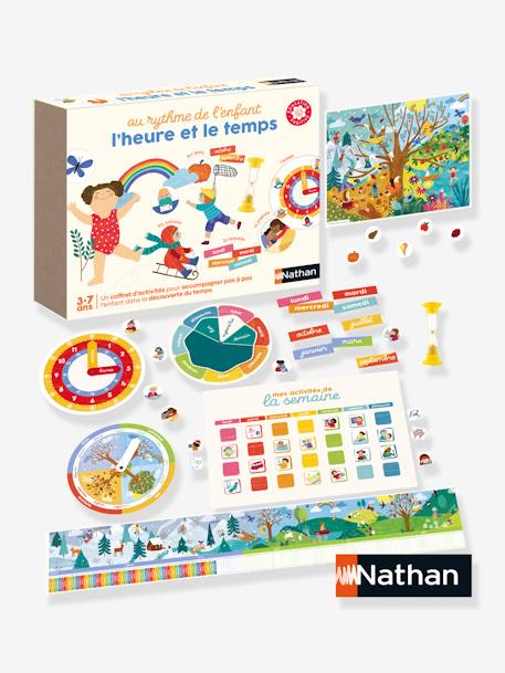 L'Heure et le Temps - Au rythme de l'enfant - NATHAN MULTICOLOR 2 - vertbaudet enfant 