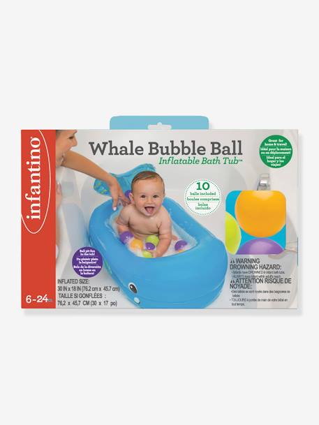 Baignoire gonflable Baleine - INFANTINO BLEU 2 - vertbaudet enfant 