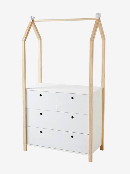 Commode penderie COCONUT blanc 4 - vertbaudet enfant 