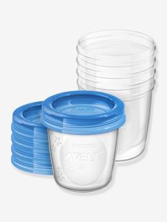 Lot de 5 pots de conservation pour lait maternel Philips AVENT  - vertbaudet enfant