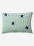 Parure housse de couette enfant et taie d'oreiller DREAM BIG kaki / étoiles marine 6 - vertbaudet enfant 
