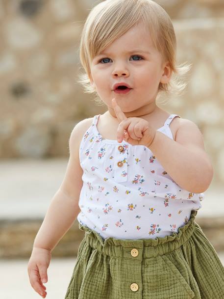 Bébé-T-shirt, sous-pull-T-shirt-Débardeur fines bretelles bébé