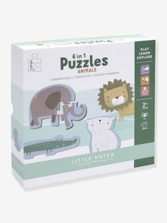 Jouet-Jeux éducatifs-Puzzles-Puzzle Bébé Animaux du Zoo - LITTLE DUTCH