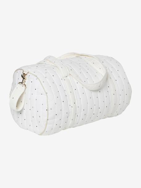 Sac à langer Baby Roll en gaze de coton eau de rose+ivoire imprimé 14 - vertbaudet enfant 
