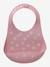 Bavoir avec récupérateur en silicone bleu jean+vieux rose 6 - vertbaudet enfant 