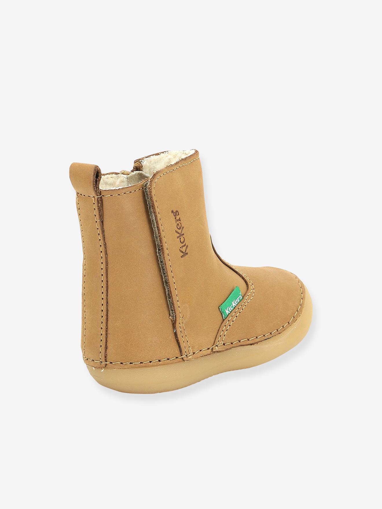 Chaussures Premier Pas Cuir Bébé Garçon - Modèle Noel Mini Pocket, Pointure 24