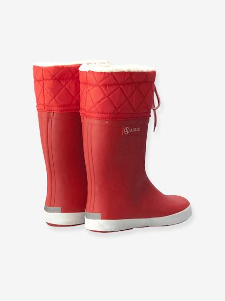 Bottes de pluie fourrées enfant Lolly Pop Giboulée marine blanc+noir blanc+rouge/blanc 14 - vertbaudet enfant 