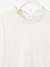 T-shirt blouse Basics fille détails en macramé BLANC MOYEN UNI+BLEU FONCE UNI+VERT CLAIR UNI 4 - vertbaudet enfant 