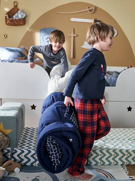 Couchage de sieste maternelle personnalisable MINILI POMPIER marine 3 - vertbaudet enfant 