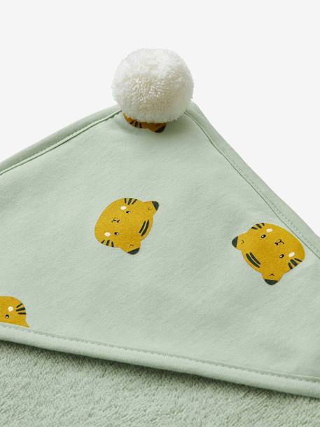 Cape de bain Panda jaune curry+vert sauge 5 - vertbaudet enfant 