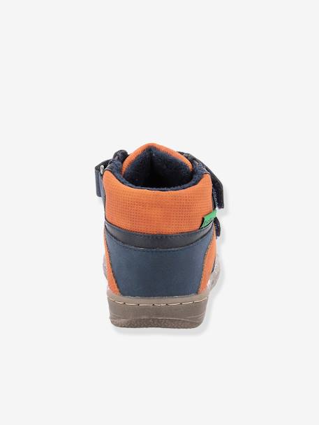 Baskets sneakers garçon Lohan KICKERS® marine orange+noir bleu 3 - vertbaudet enfant 