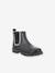 Boots fille Grooky KICKERS® noir argent 1 - vertbaudet enfant 