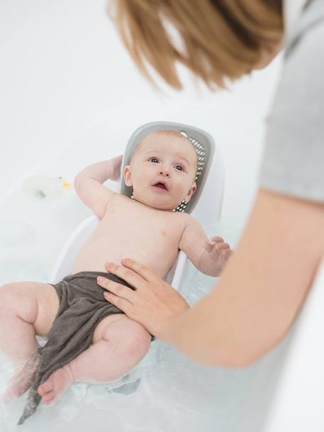 Transat de bain Fit gris+rose 10 - vertbaudet enfant 